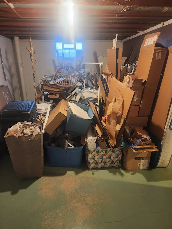 Roll-off dumpster container at job site for Construction Dumpster Rental in Albertville